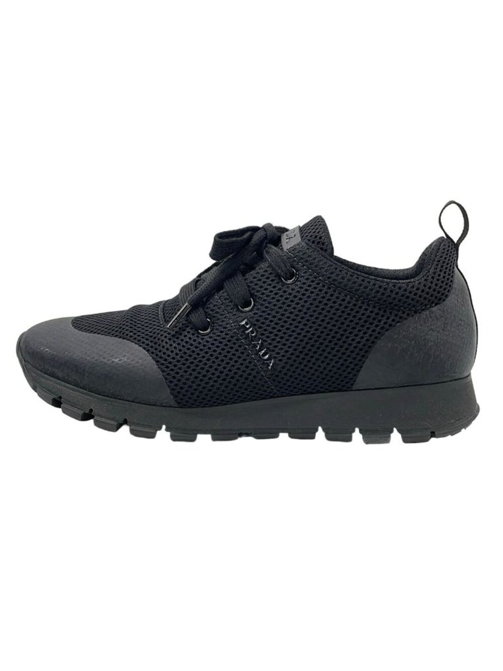 Prada Sneakers Black Mesh